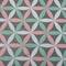 Bath Bliss Gray Geo Shape Design PEVA Shower Curtain